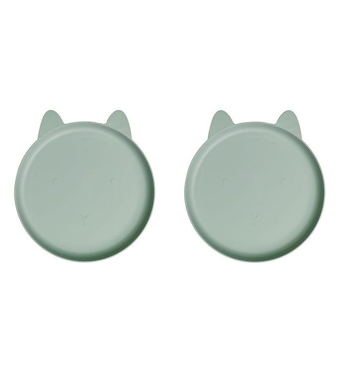 Liewood Tallerken - 2-pak - Mae - Rabbit Dusty Mint