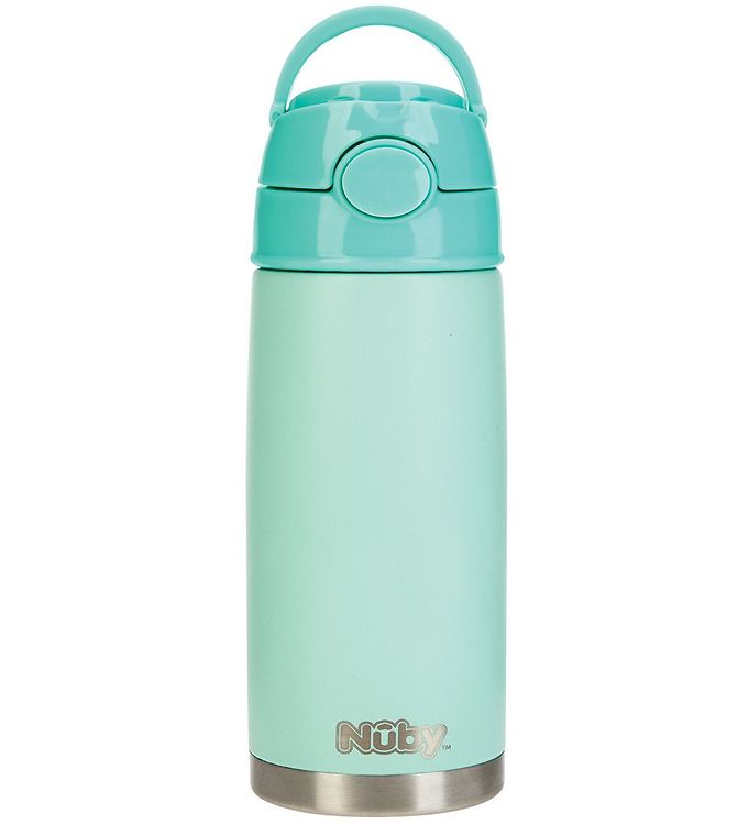 Nuby Termoflaske m. Sugerør - 420ml - Grøn