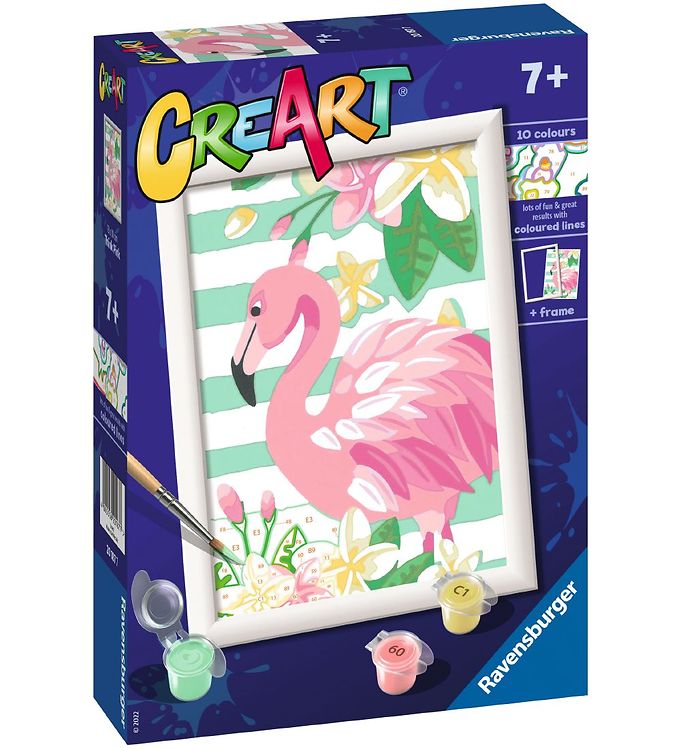 Image of Ravensburger CreArt Malesæt - Think Pink (256465-2915383)