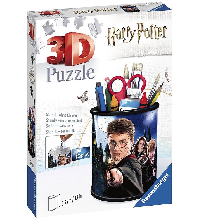 Image of Ravensburger 3DPuslespil - 54 Brikker - Harry Potter Pencil Cup (257890-2967220)