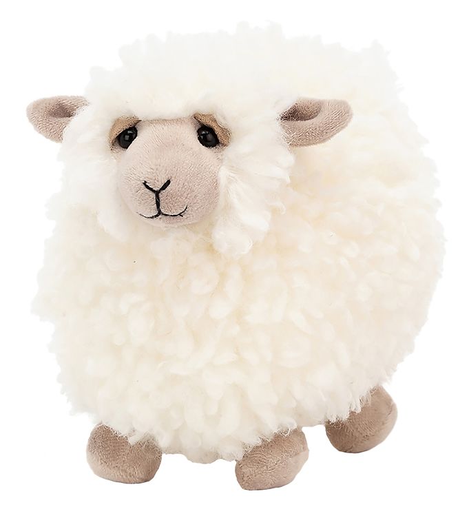 Image of Jellycat Bamse - Small - 15x13cm - Rolbie Cream Sheep - OneSize - Jellycat Bamse (206268-1031784)
