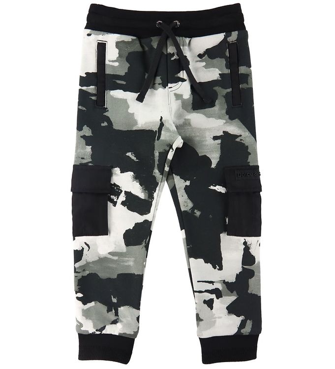 #3 - Dolce & Gabbana Sweatpants - Grå Camouflage