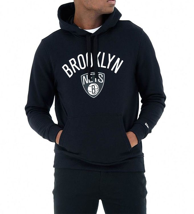 New Era Hættetrøje Brooklyn Nets Sort