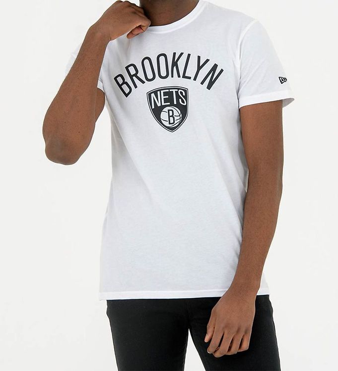 Image of New Era T-shirt - Brooklyn Nets - Hvid - S - Small - New Era T-Shirt (208707-1041180)