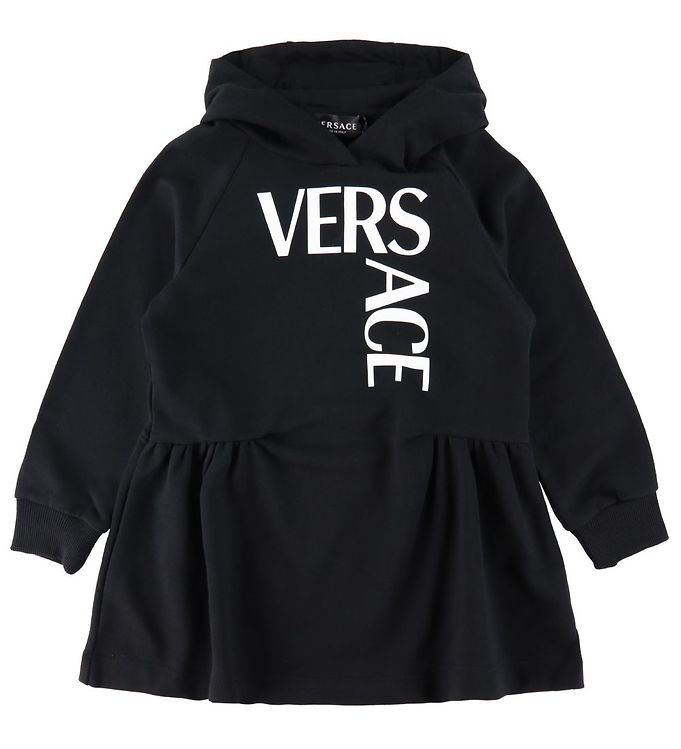 4: Versace Sweatkjole - Logo - Sort/Hvid