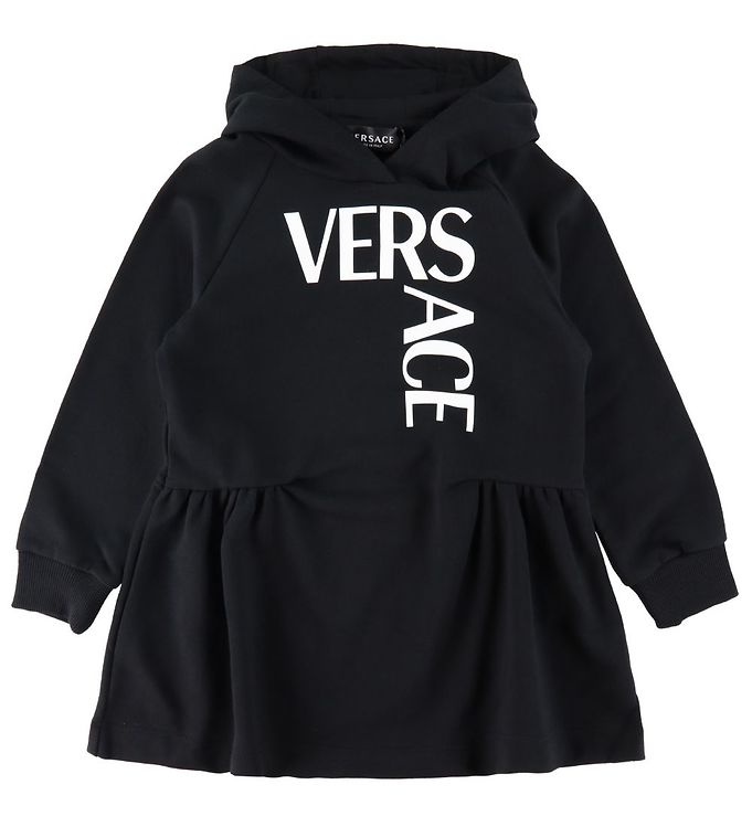 Versace Sweatkjole - Logo - Sort/Hvid