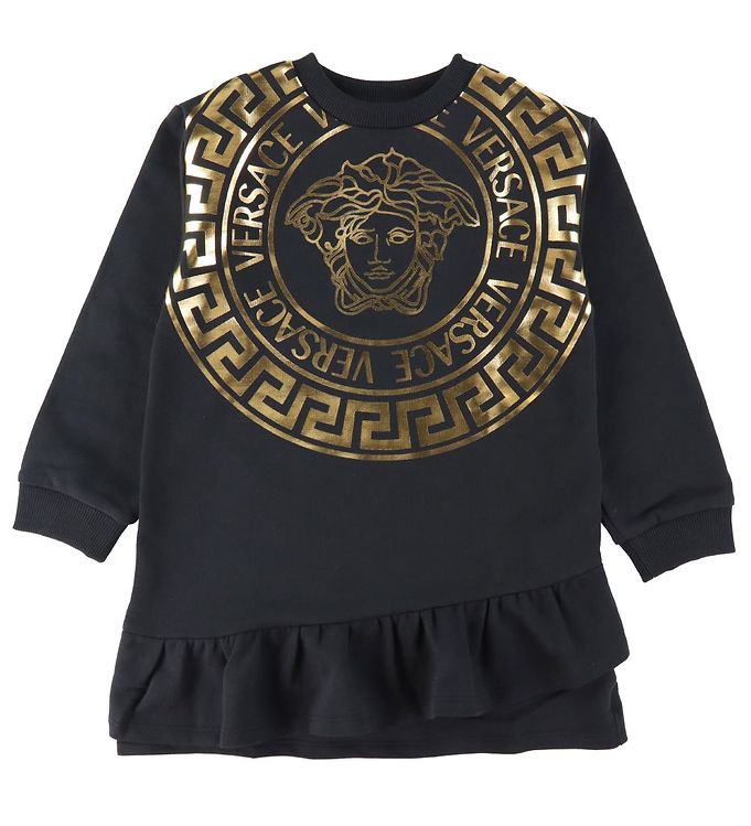 Billede af Versace Sweatkjole - Greca/Medusa - Sort/Guld