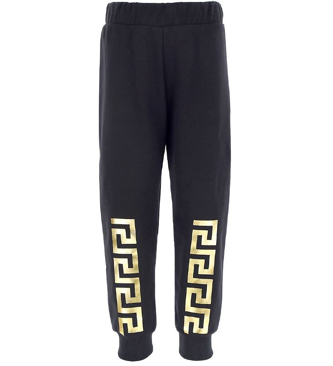 10: Versace Sweatpants - Greca - Sort/Guld