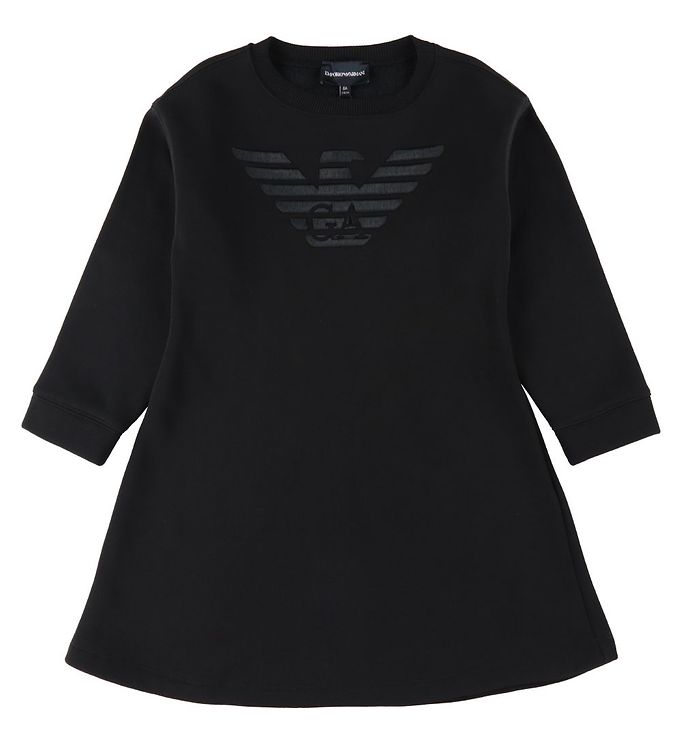 5: Emporio Armani Sweatkjole - Sort m. Logo