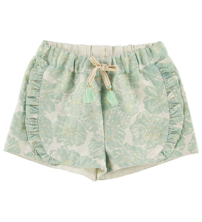 #2 - Mini A Ture X-Mas Shorts - Merle - Aqua Foam Green