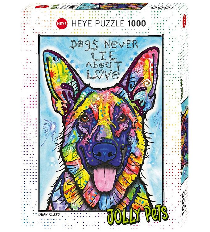 Billede af Heye Puzzle Puslespil - Dogs Never Lie - 1000 Brikker