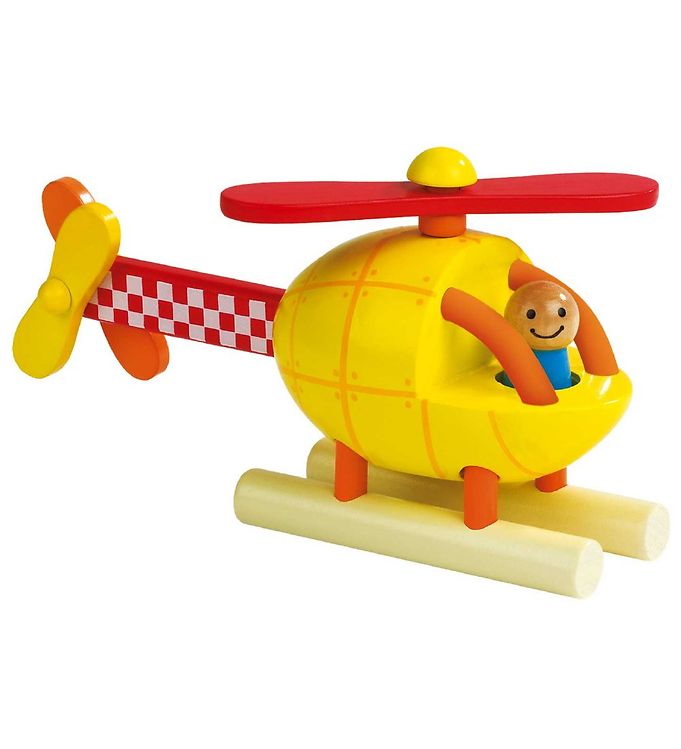 Image of Janod Helikopter m. Magneter - OneSize - Janod Magnetlegetøj (150049-806593)