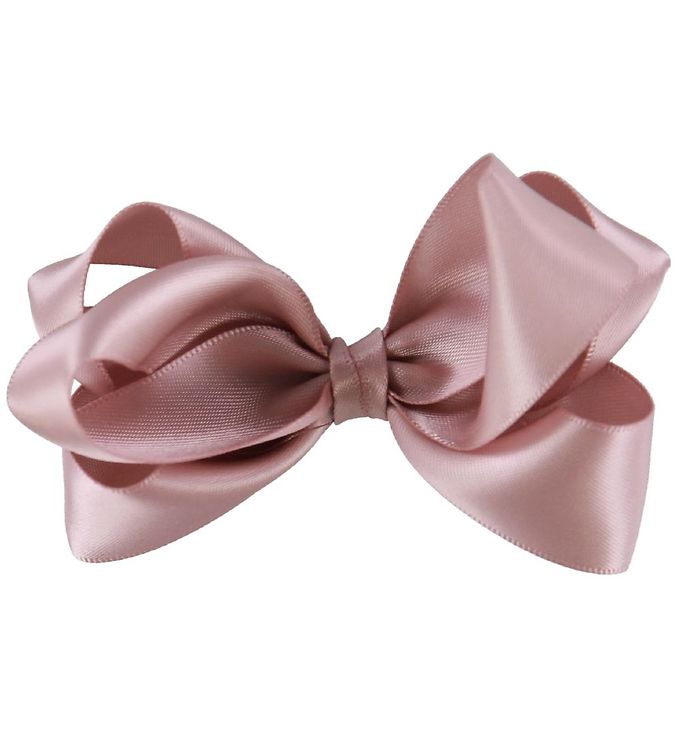 Little Wonders Hårsløjfe - Mary - 8 cm - Silke - Støvet Rosa