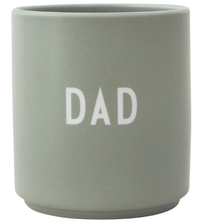 Design Letters Kop - Favourite Cups - Love Dad - Støvet Grøn