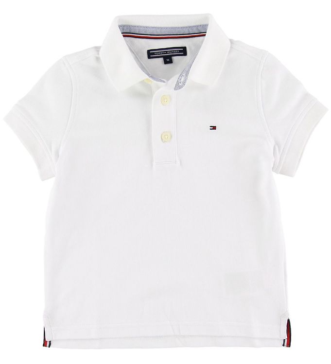 12: Tommy Hilfiger Polo - Tommy - Hvid