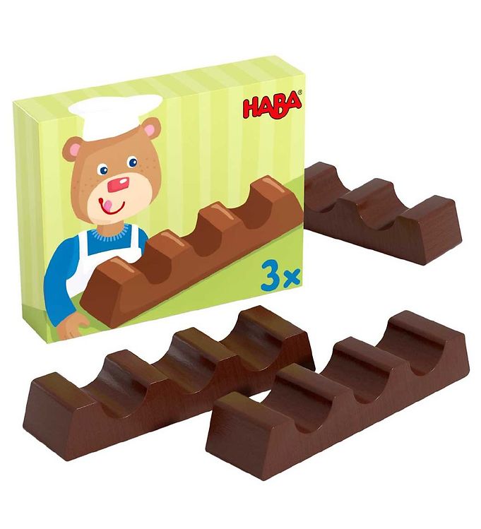 Image of Haba Legechokolade - Træ - OneSize - HABA Legemad (151417-812544)