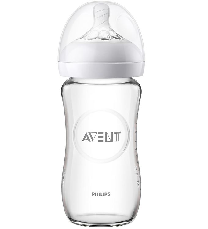 Image of Philips Avent Sutteflaske - 240 ml - Glas - Natural (151914-814570)