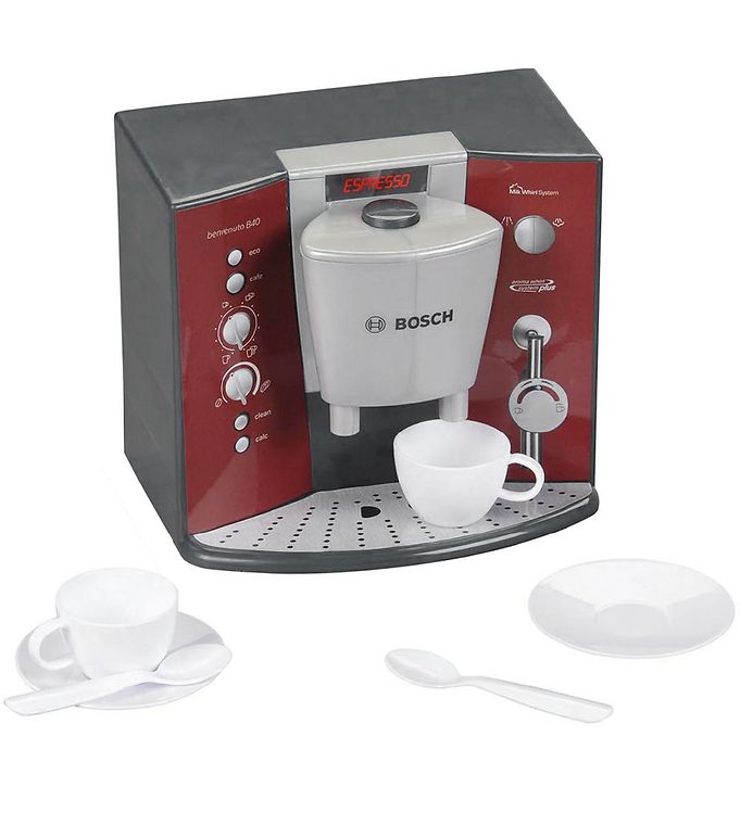 Bosch Mini Espresso Kaffemaskine - Legetøj - Rød/Grå