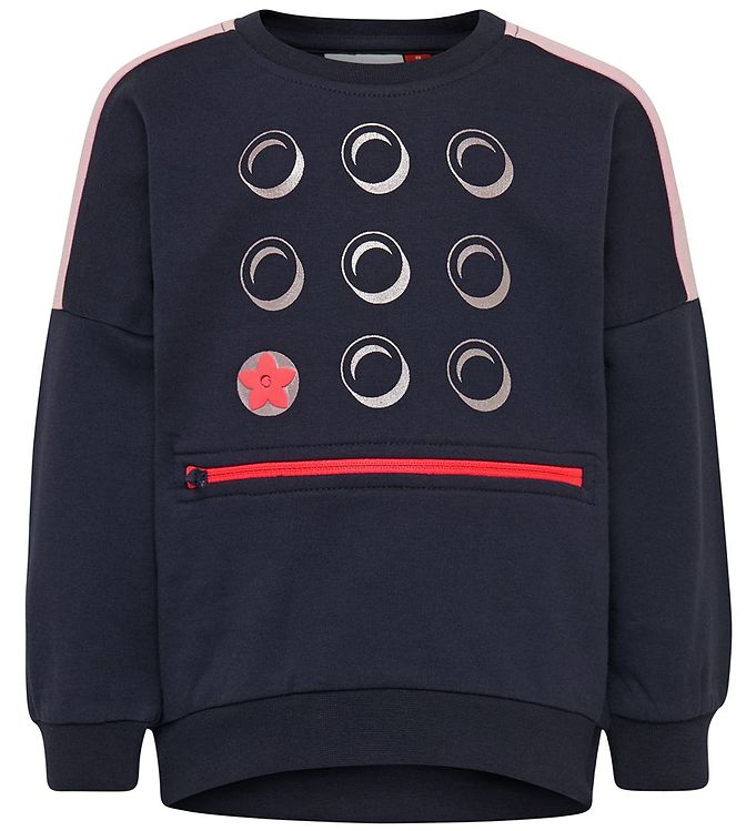 LEGO® Duplo Sweatshirt - LWSun - Navy m. Rosa/Sølv