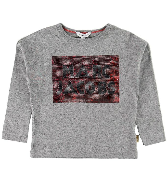 Image of Little Marc Jacobs Bluse - Gråmeleret m. Palietter (153771-824328)