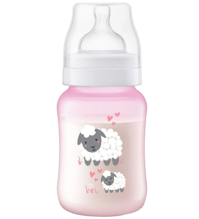 Philips Avent Sutteflaske - Anti-Colic 260 ml - Rosa m. Får