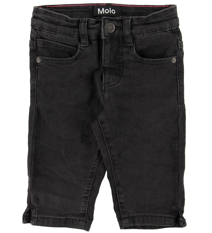 Molo Alvina Jeans I Vasket Sort Til Kvinder 164