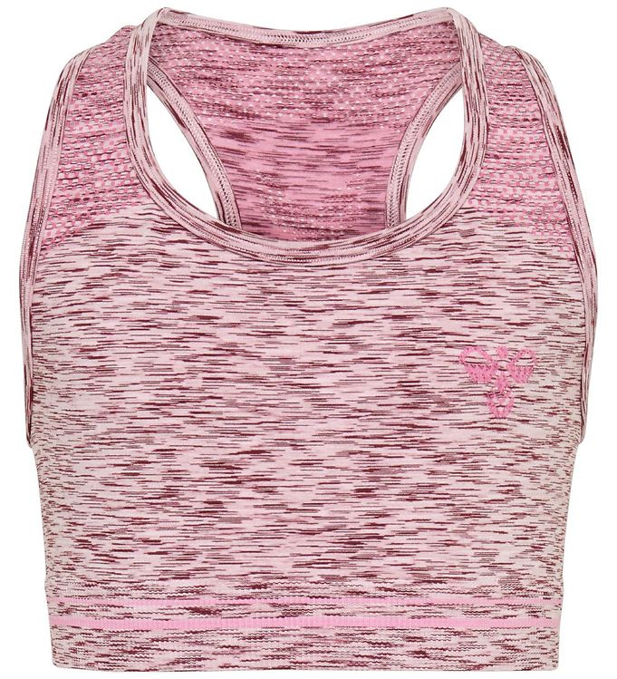 5: Hummel Lullu Seamless Sports Top Piger Tøj Pink 5056