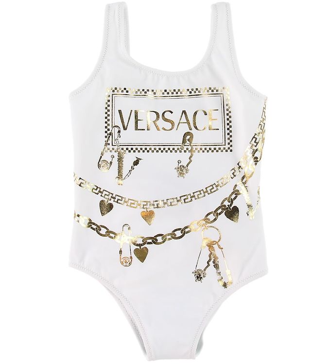 #2 - Versace Badedragt - Hvid m. Logo