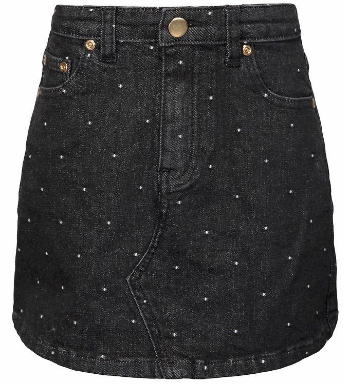 11: Petit by Sofie Schnoor Nederdel - Thelma - Sort Denim m. Nister