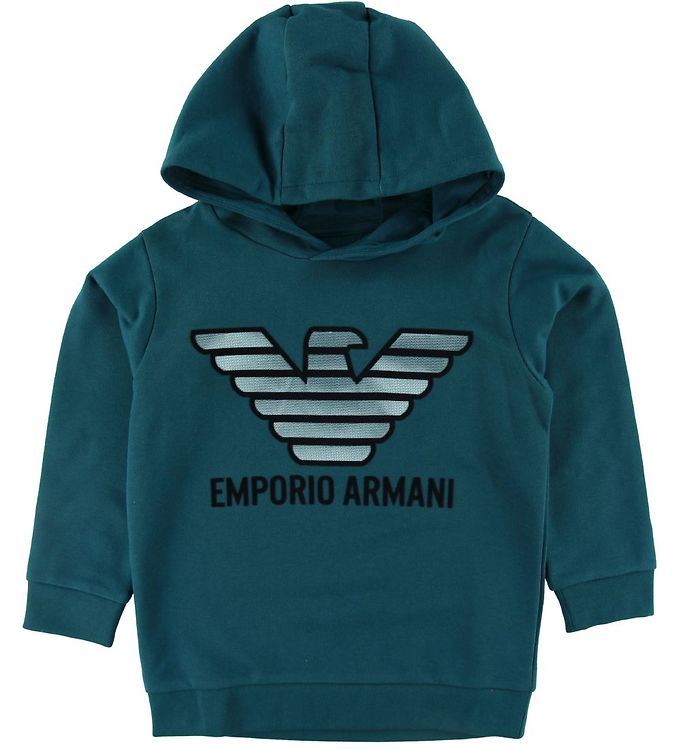Emporio Armani Hættetrøje - Grøn m. Logo