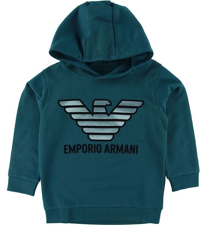undergrundsbane botanist tjener Emporio Armani Hættetrøje - Grøn m. Logo » Altid fri fragt i DK