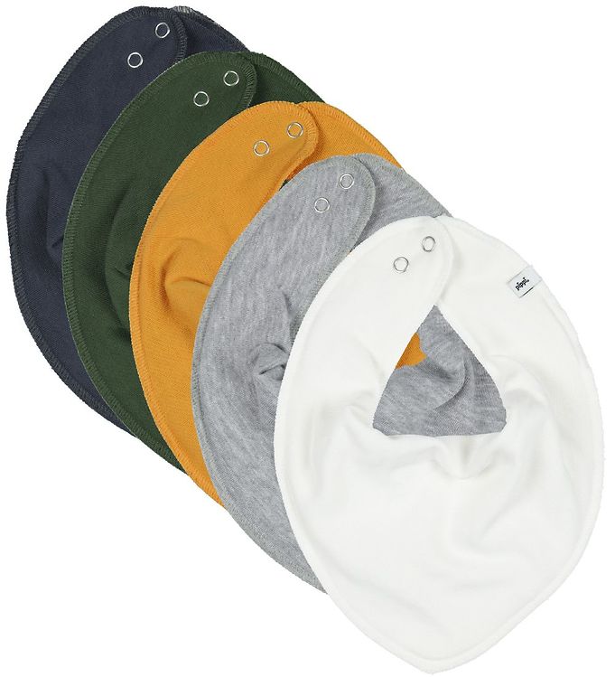 Pippi Bandana Hagesmæk 5-pak Marshmallow White