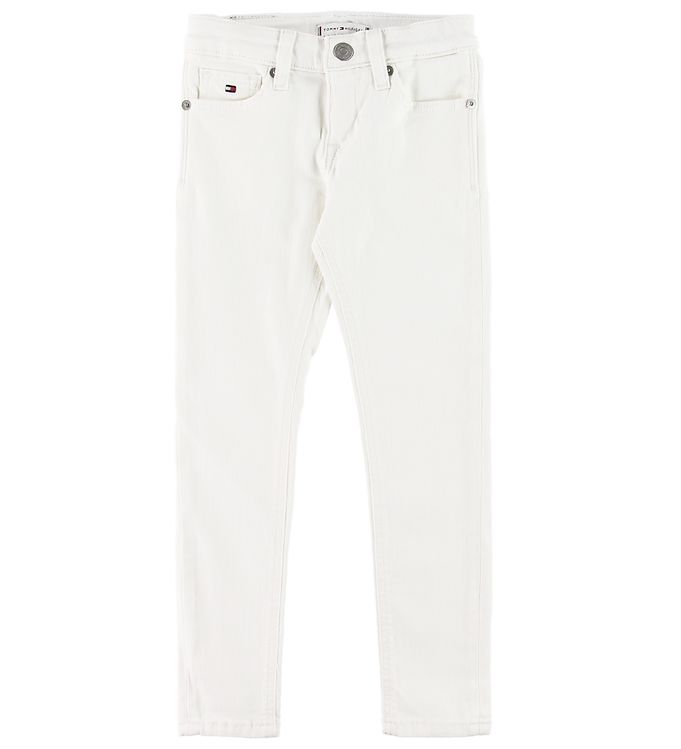 Tommy Hilfiger Jeans - Nora Skinny - Hvid Denim på 299.00 DKK