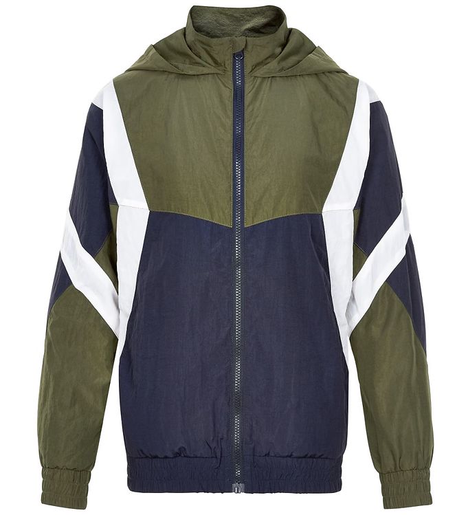 Cost:bart Cardigan Ingmar Track Navy Armygrøn