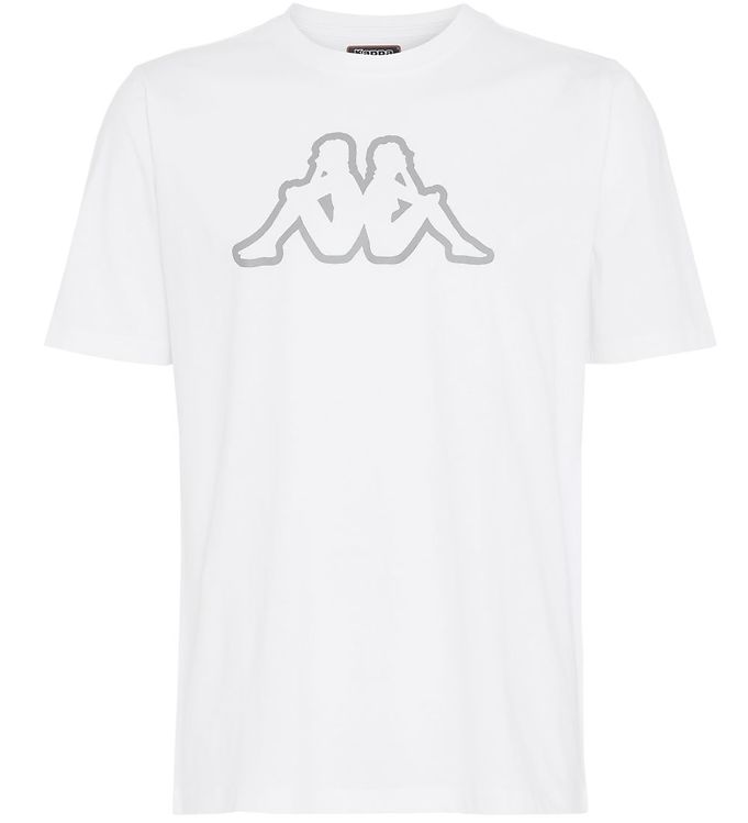 Image of Kappa T-shirt - Logo Cromen - Hvid - 8 år (128) - Kappa T-Shirt (160599-863092)
