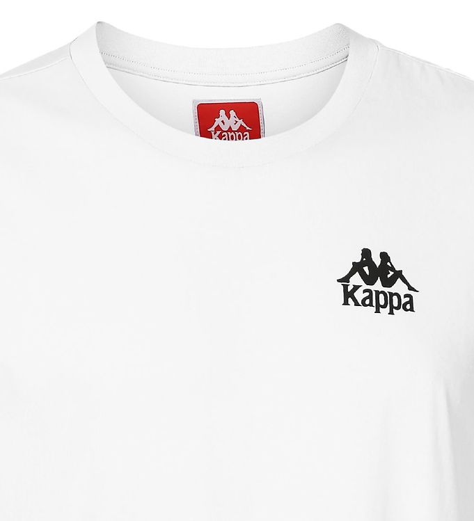 Kappa T-shirt Wollie - Hvid m. Logo Gratis fragt i Danmark