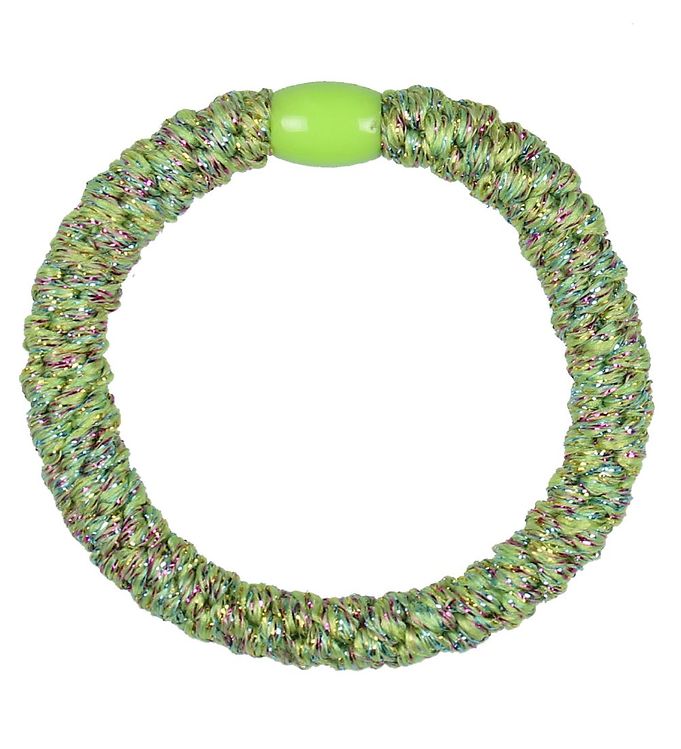 Image of Kknekki Elastik - Grøn Glimmer - OneSize - Kknekki Hårpynt (161195-865799)
