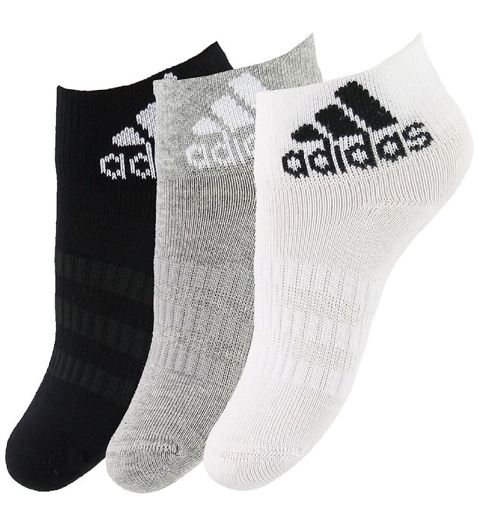 Adidas Performance Strømper Pak Sort Grå Hvid
