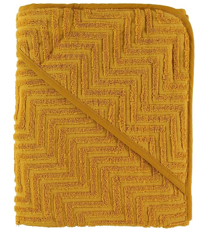 Image of Filibabba Badeslag - Zigzag - 90x90 cm - Golden Mustard - OneSize - Filibabba Badeslag (162149-870938)