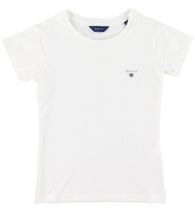 GANT Tshirt  Original Fitted  Hvid