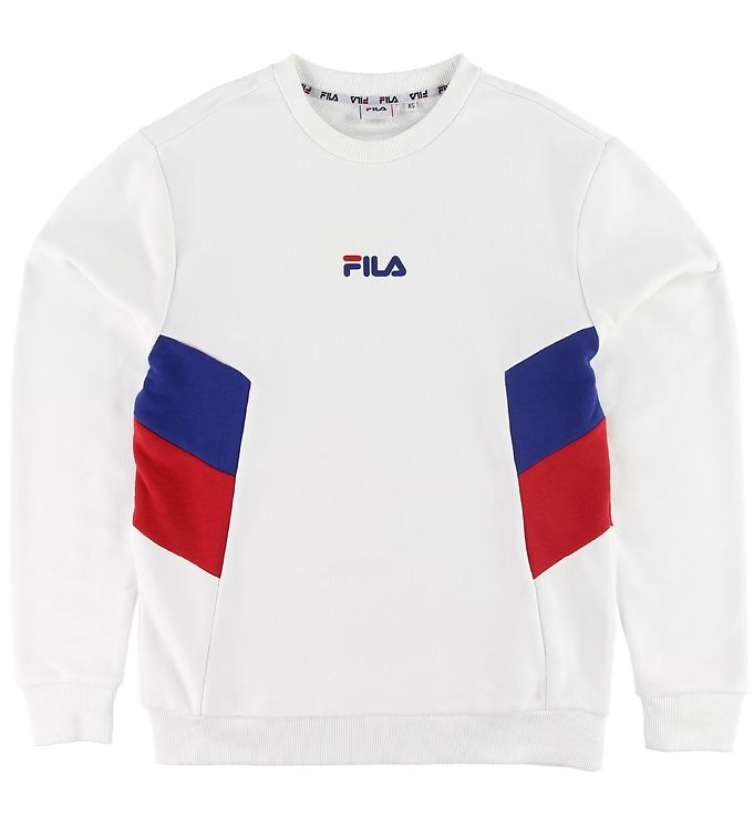 Aflede Væk svinekød Fila Sweatshirt - Baker - Hvid » Gratis kredit i op til 3 mdr.