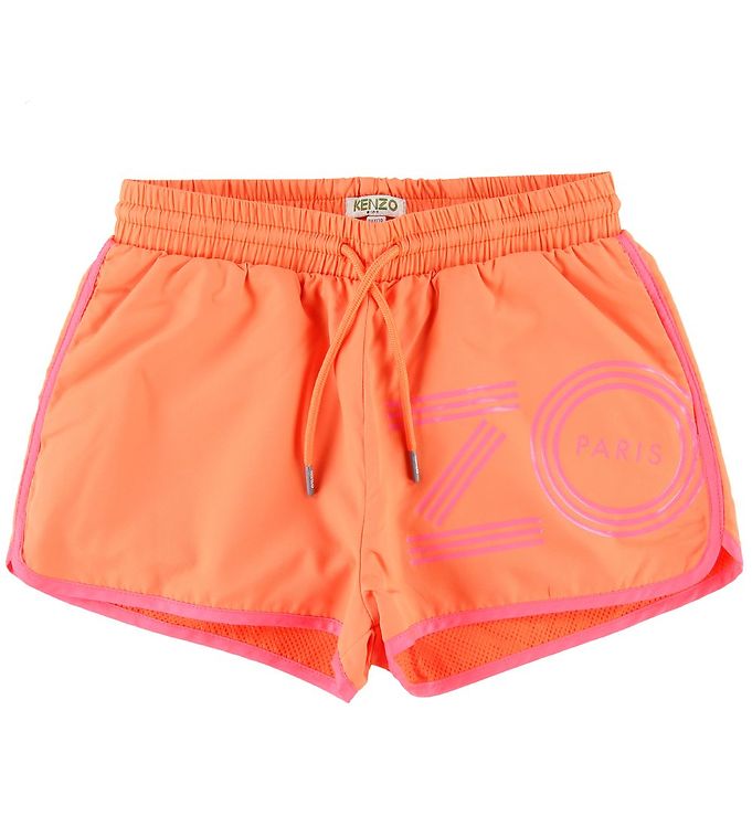 4: Kenzo Shorts - Sport Line Logo - Orange