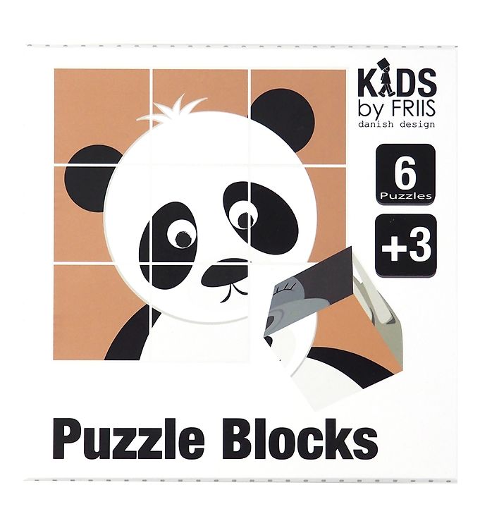 Billede af Kids by Friis Klodser m. Puslespil - 9 Klodser - Noah's Ark