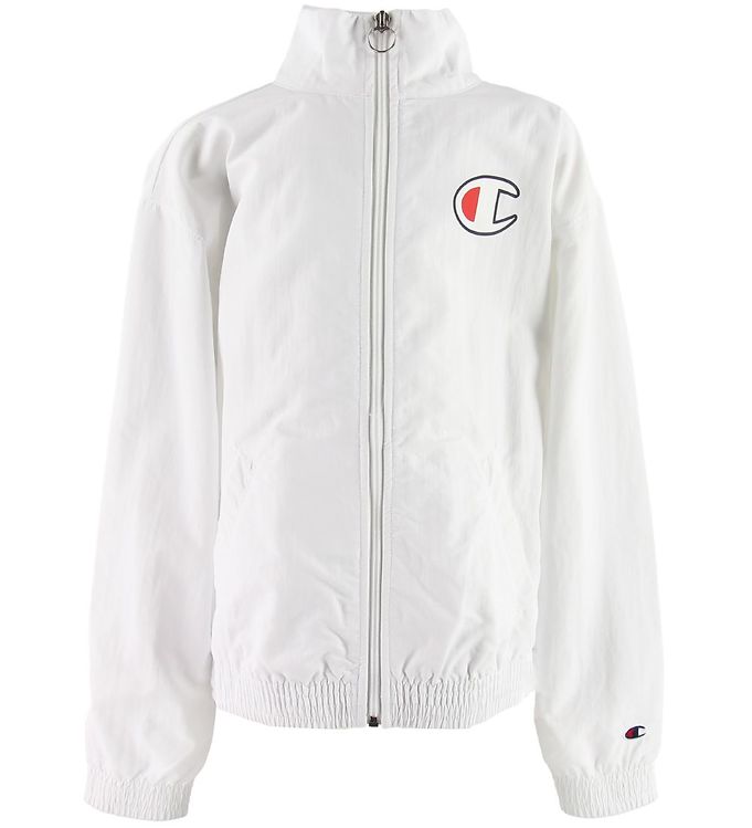 Champion Fashion Cardigan Hvid Logo