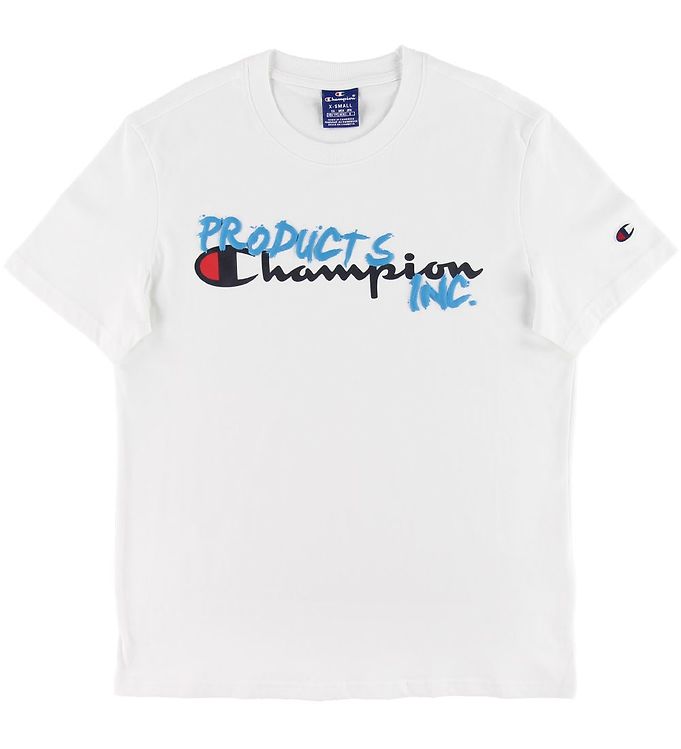 Champion Fashion T-shirt - Hvid m. Logo