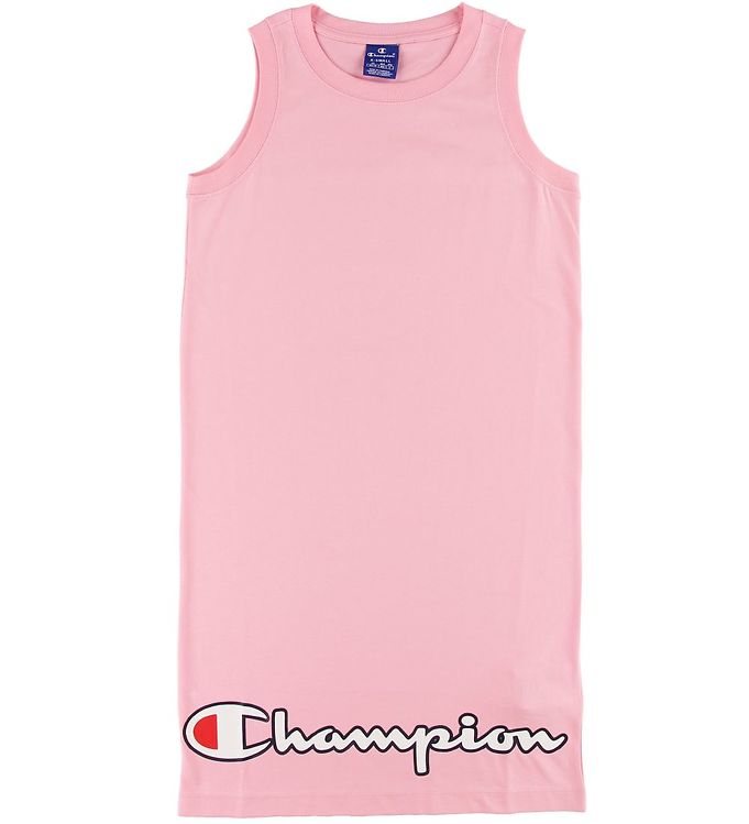 Champion Fashion Kjole  Pink m. Logo