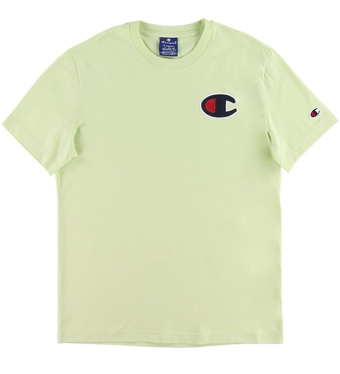 Champion Fashion T-shirt - Pastelgrøn m. Logo male