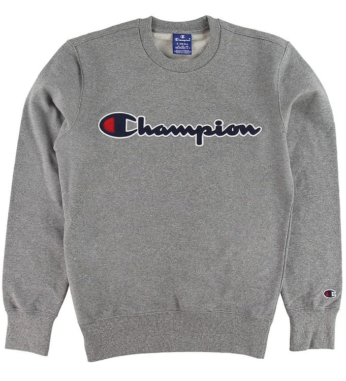 Champion Fashion Sweatee Shirt Gråmeleret Logo