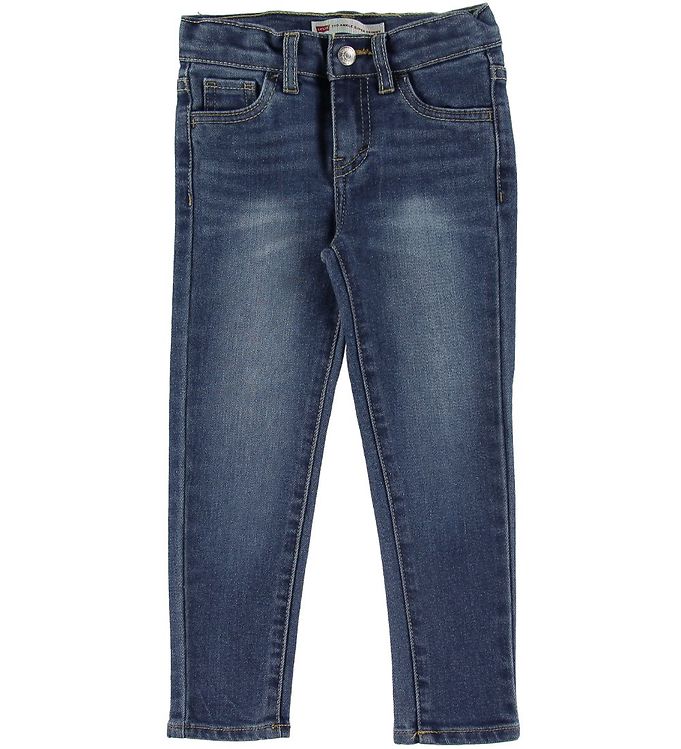 12: Levis Jeans - 710 Ankle Super Skinny - Blå Denim