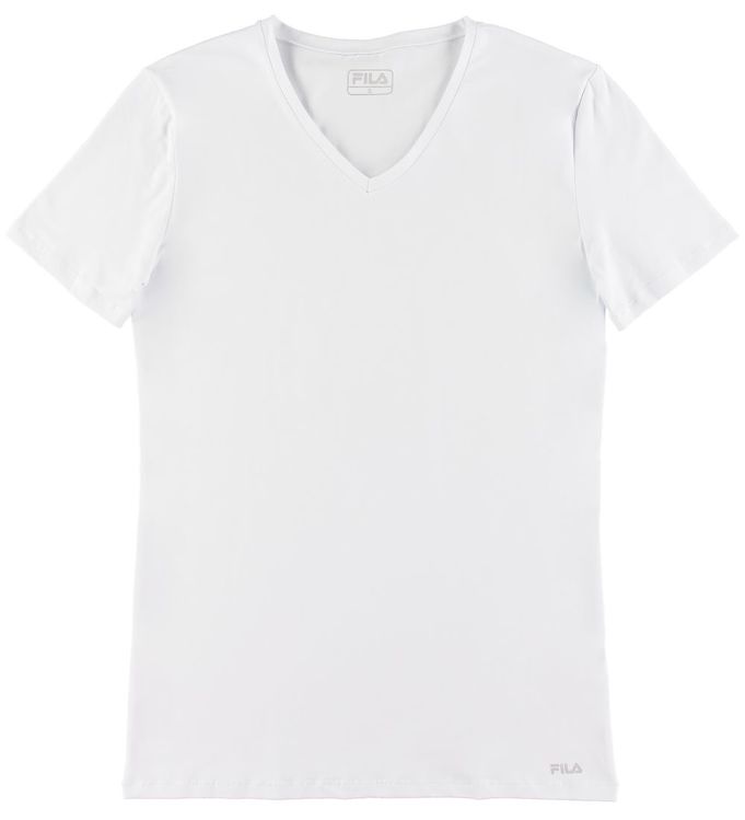 Fila T-shirt - V-Neck - Hvid